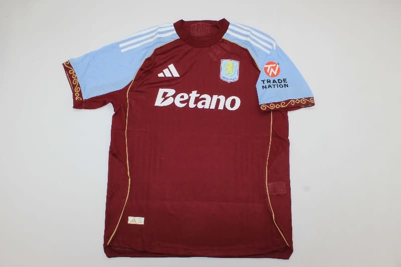 AAA Quality Aston Villa 25/26 Home Soccer Jersey (Player)