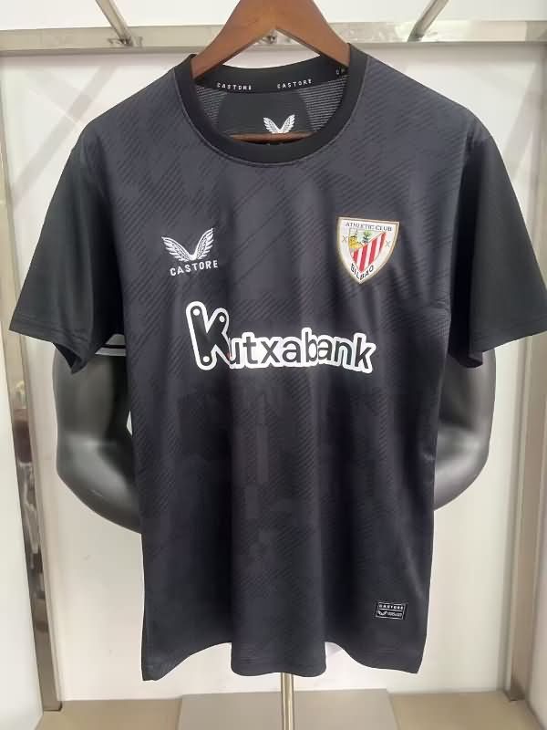 AAA Quality Athletic Bilbao 25/26 Goalkeeper Black Soccer Jersey