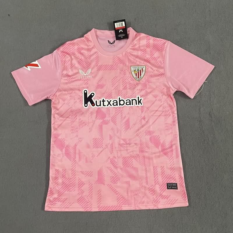AAA Quality Athletic Bilbao 25/26 Goalkeeper Pink Soccer Jersey