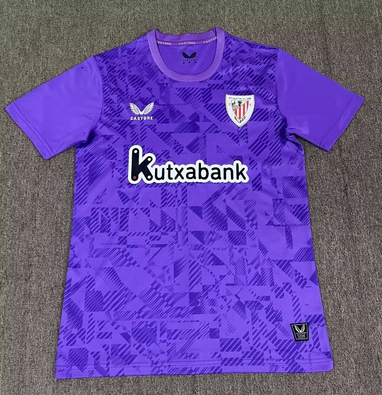 AAA Quality Athletic Bilbao 25/26 Goalkeeper Purple Soccer Jersey