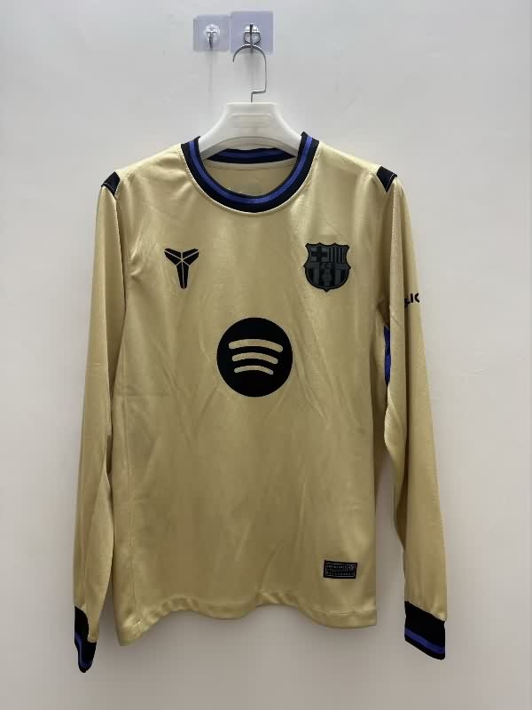 AAA Quality Barcelona 25/26 Away Long Sleeve Soccer Jersey