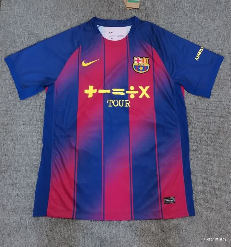 AAA Quality Barcelona 25/26 Home Soccer Jersey Sponsor 02