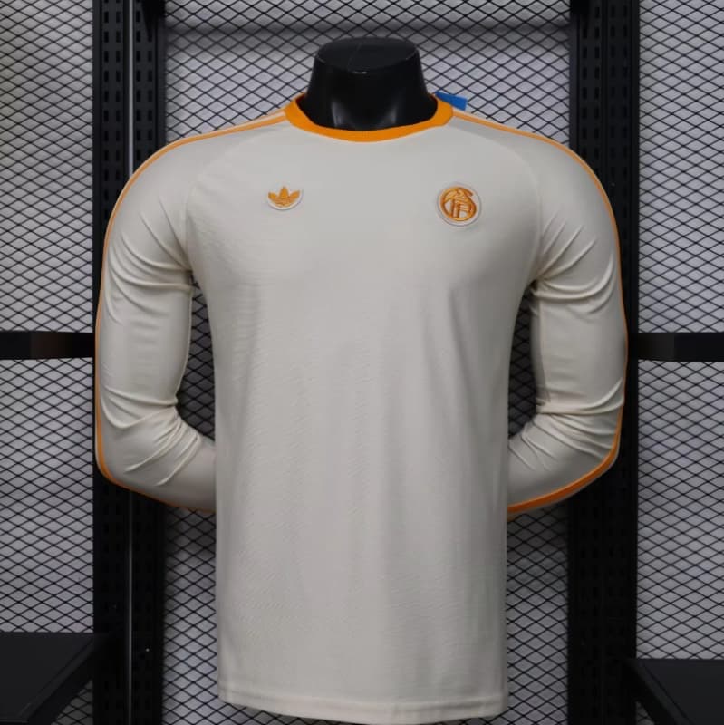 AAA Quality Bayern Munich 25/26 White Long Sleeve Soccer Jersey