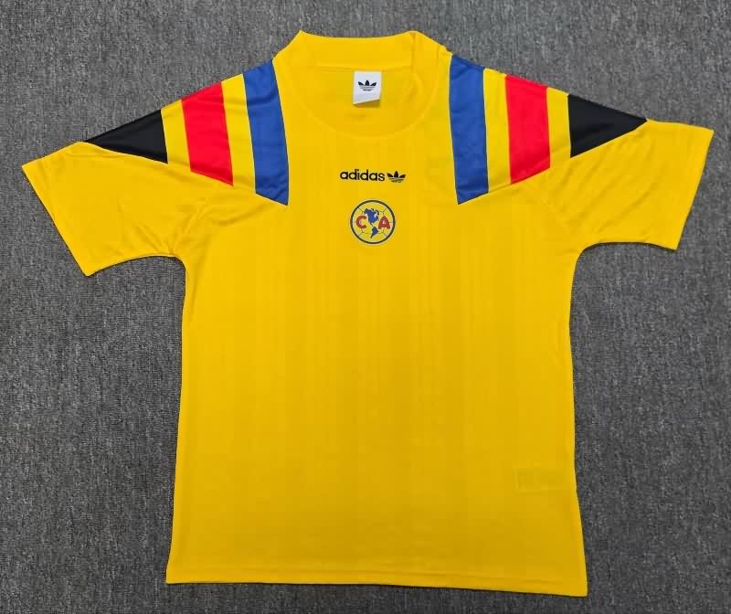 AAA Quality Club America 25/26 Yellow Soccer Jersey 03