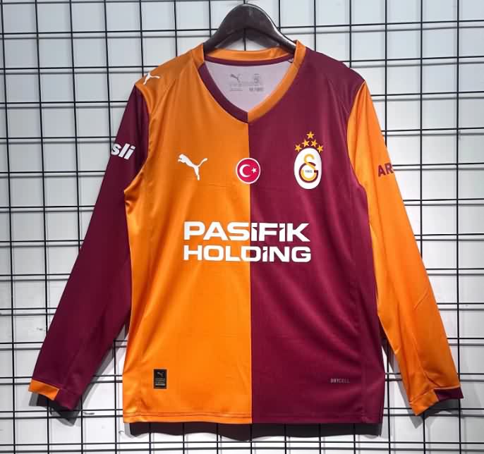 AAA Quality Galatasaray 25/26 Home Long Sleeve Soccer Jersey