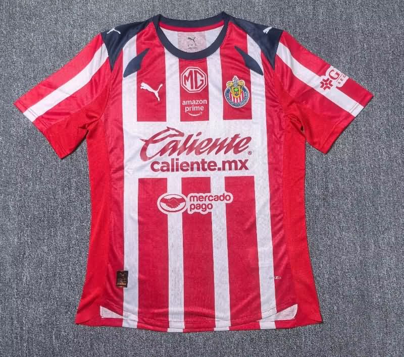 AAA Quality Guadalajara Chivas 25/26 Home Soccer Jersey (Player)