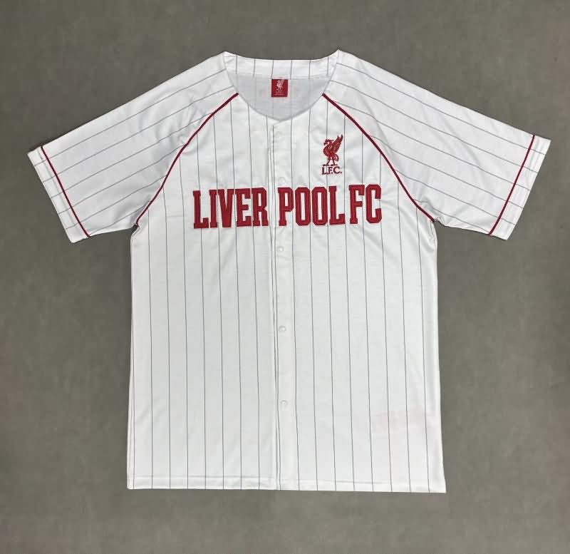AAA Quality Liverpool 25/26 Travel White Soccer Jersey 02