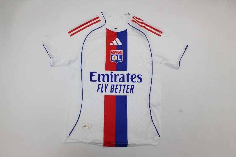 AAA Quality Lyon 25/26 Home Soccer Jersey (Player)