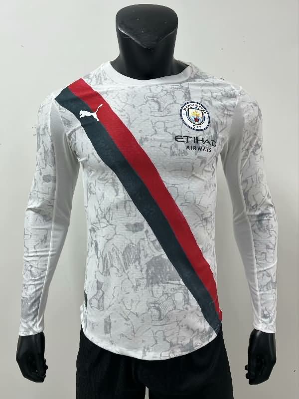 AAA Quality Manchester City 25/26 Away Long Sleeve Soccer Jersey (Player) Leaked
