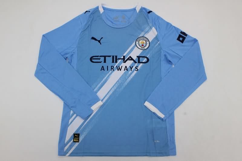 AAA Quality Manchester City 25/26 Home Long Sleeve Soccer Jersey