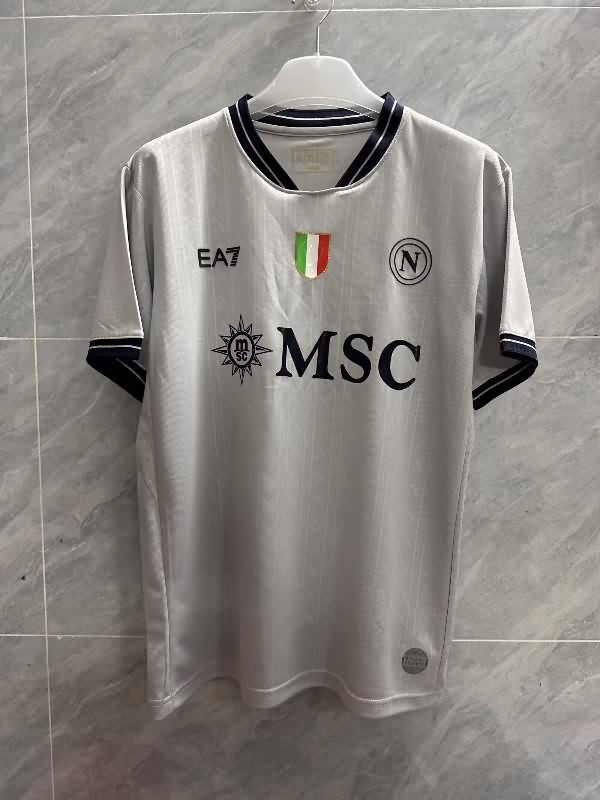 AAA Quality Napoli 25/26 Goalkeeper Grey Soccer Jersey