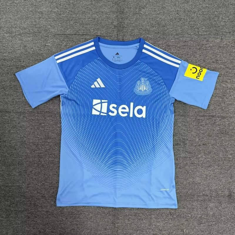 AAA Quality Newcastle United 25/26 Goalkeeper Blue Soccer Jersey