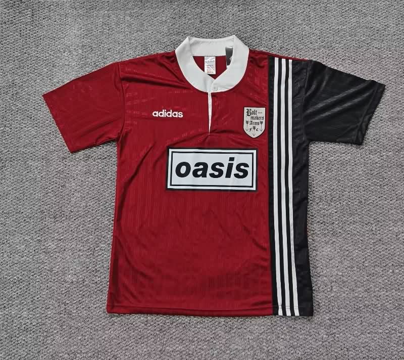 AAA Quality Oasis 1996 Red Soccer Jersey