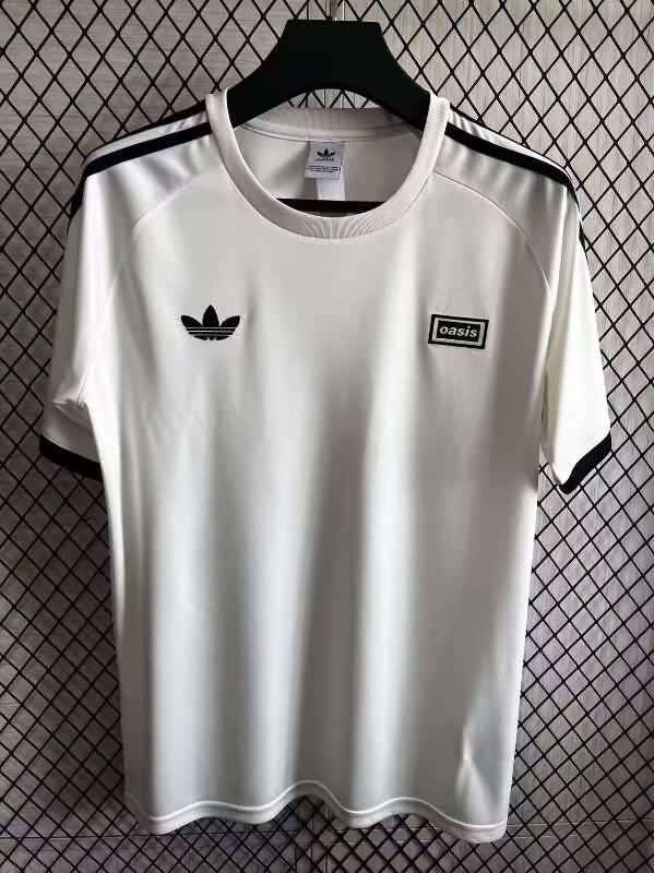 AAA Quality Oasis 2025 White Soccer Jersey 04