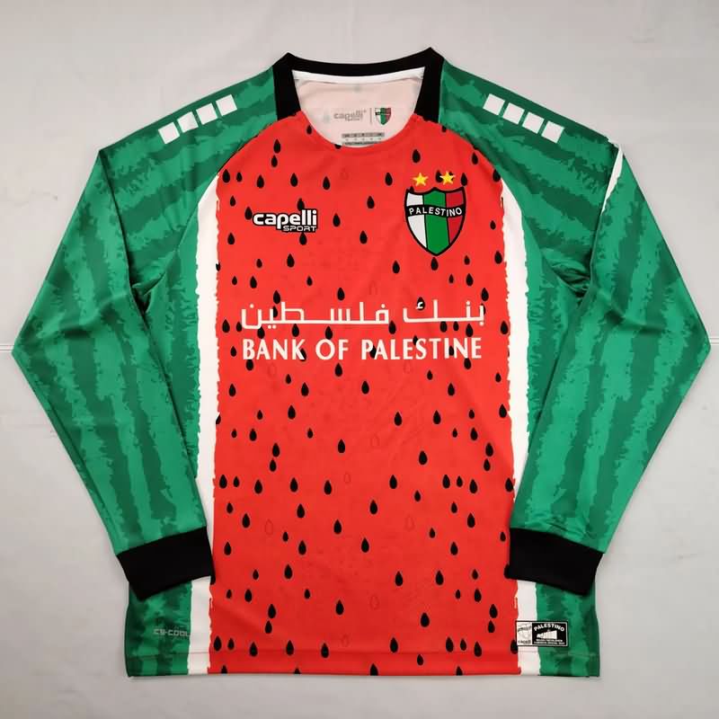 AAA Quality Palestino 2025 Third Long Sleeve Soccer Jersey
