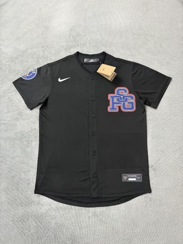 AAA Quality Paris St German 25/26 Black Baseball Jersey