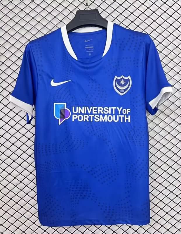 AAA Quality Portsmouth 25/26 Home Soccer Jersey