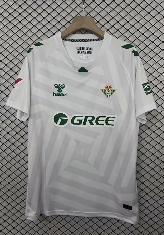 AAA Quality Real Betis 25/26 Goalkeeper White Soccer Jersey