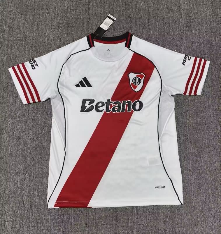 AAA Quality River Plate 2025 Home Soccer Jersey With Sponsor