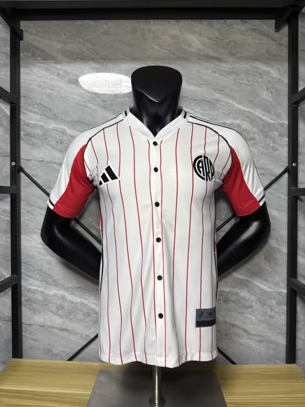 AAA Quality River Plate 2025 Travel White Soccer Jersey (Player)