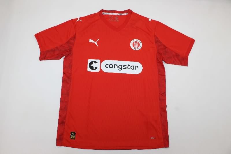 AAA Quality St Pauli 25/26 Red Soccer Jersey