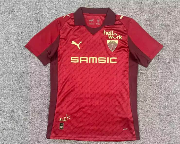 AAA Quality Stade Rennais 25/26 125th Anniversary Red Soccer Jersey