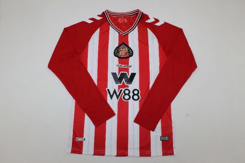 AAA Quality Sunderland 25/26 Home Long Sleeve Soccer Jersey