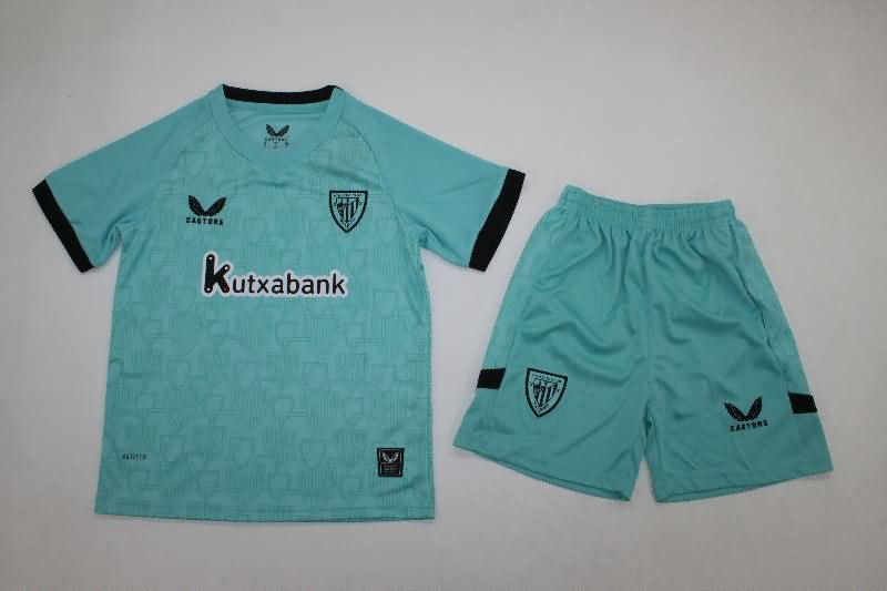 Kids Athletic Bilbao 25/26 Third Soccer Jersey And Shorts