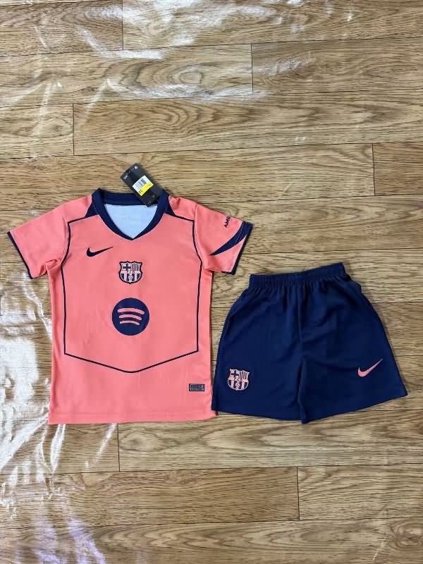 Kids Barcelona 25/26 Third Soccer Jersey And Shorts Leaked Kids Barcelona 25/26 Third Soccer Jersey And Shorts Leaked