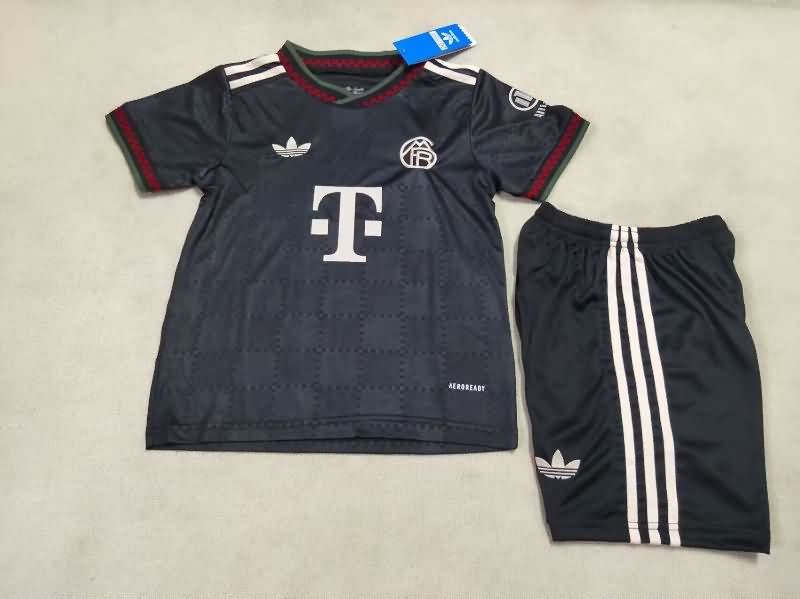 Kids Bayern Munich 25/26 Third Soccer Jersey And Shorts