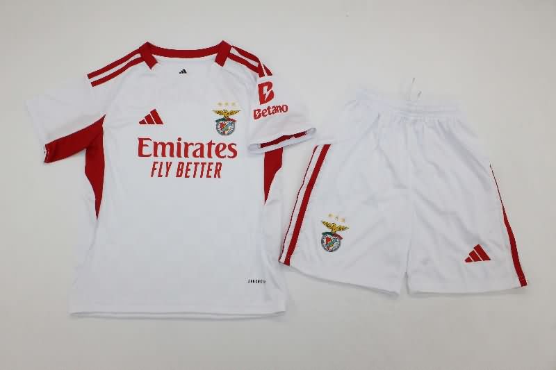 Kids Benfica 25/26 Third Soccer Jersey And Shorts