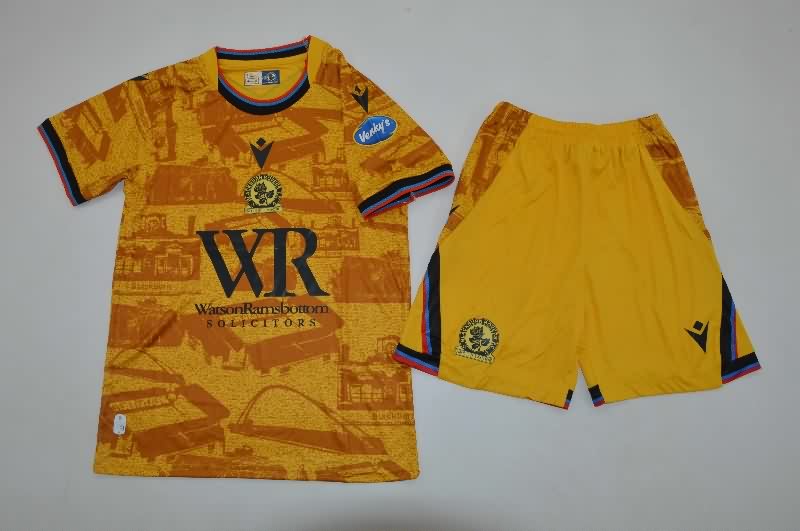 Kids Blackburn 25/26 Third Soccer Jersey And Shorts
