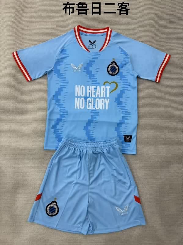 Kids Brugge 25/26 Third Soccer Jersey And Shorts
