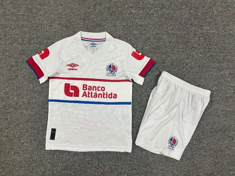 Kids CD Olimpia 25/26 Home Soccer Jersey And Shorts