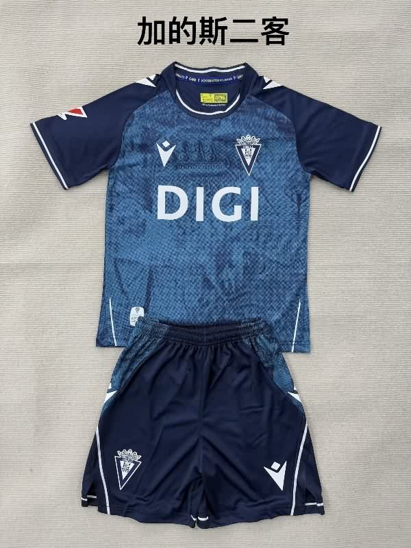Kids Cadiz 25/26 Third Soccer Jersey And Shorts