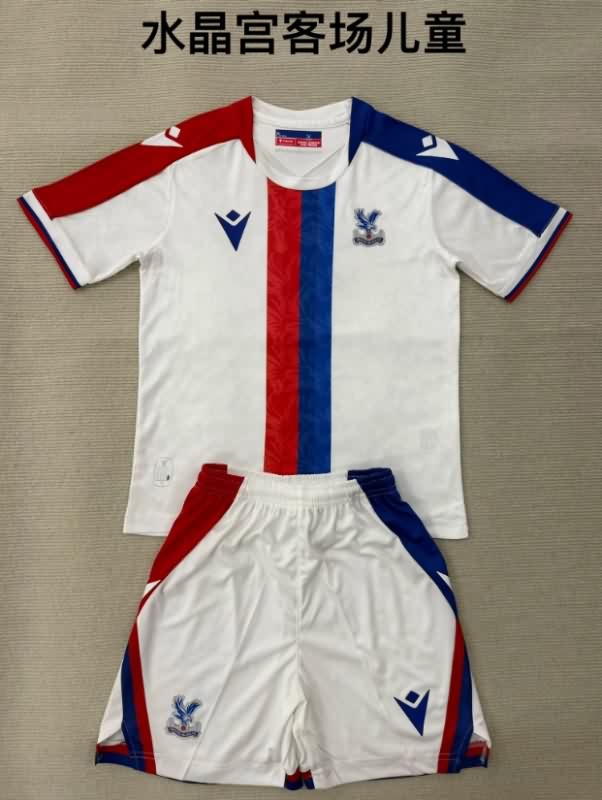 Kids Crystal Palace 25/26 Away Soccer Jersey And Shorts