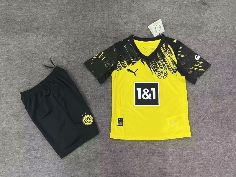 Kids Dortmund 25/26 Home Soccer Jersey And Shorts