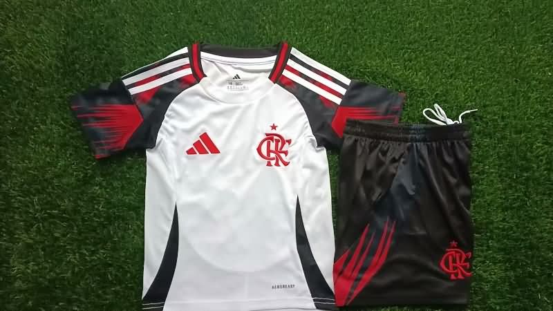 Kids Flamengo 2025 Away Soccer Jersey And Shorts