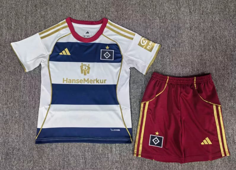 Kids Hamburg 25/26 Special Soccer Jersey And Shorts