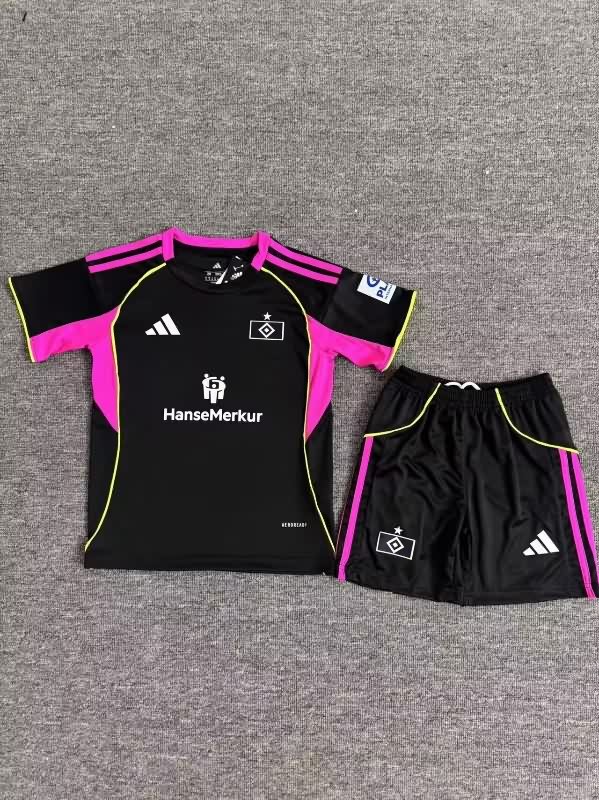 Kids Hamburg 25/26 Third Soccer Jersey And Shorts