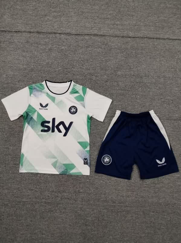 Kids Ireland 2026 Away Soccer Jersey And Shorts