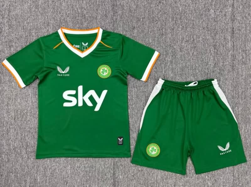 Kids Ireland 2026 Home Soccer Jersey And Shorts