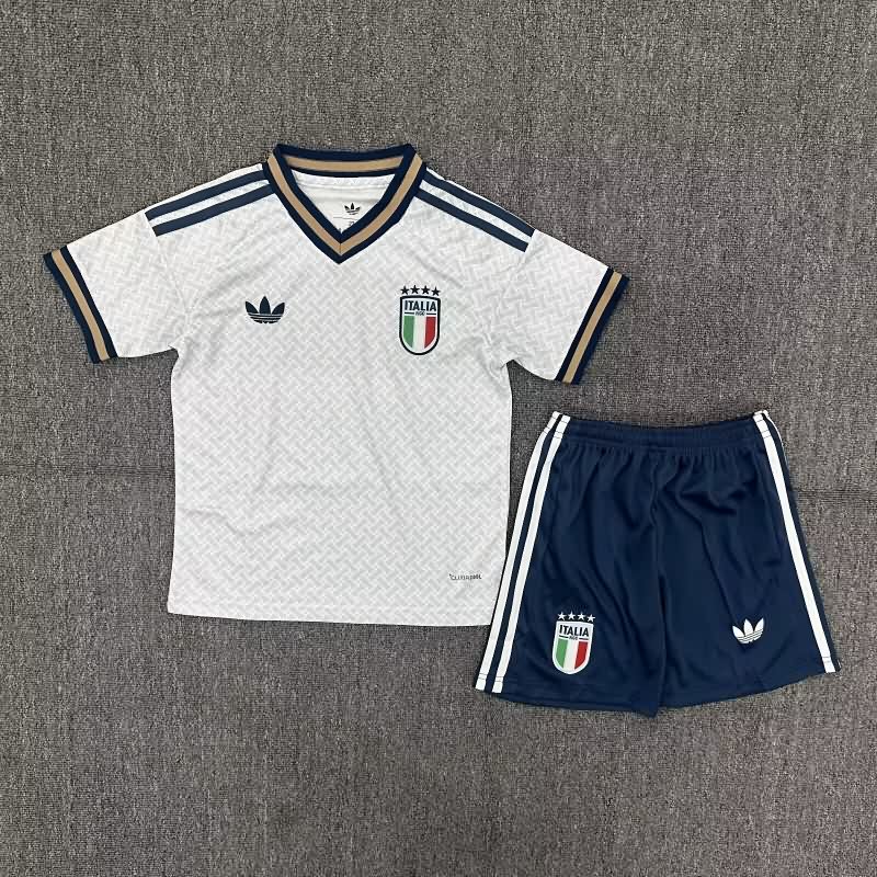 Kids Italy 2026 Away Soccer Jersey And Shorts