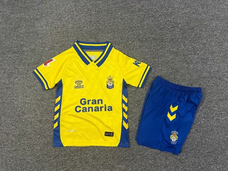 Kids Las Palmas 25/26 Home Soccer Jersey And Shorts