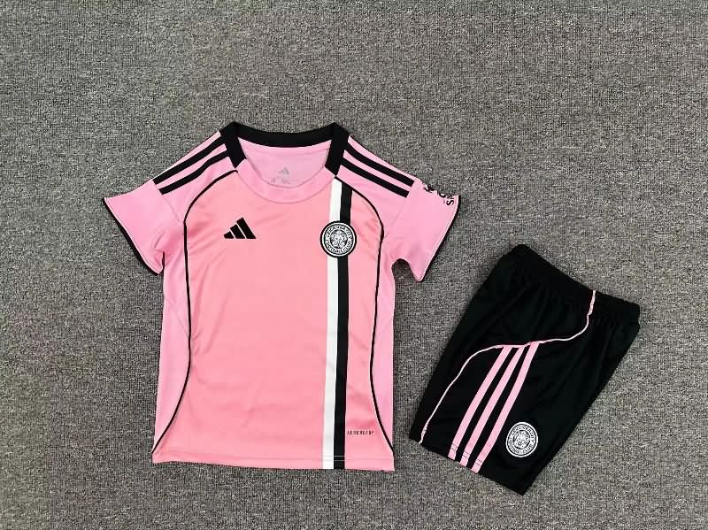 Kids Leicester City 25/26 Away Soccer Jersey And Shorts