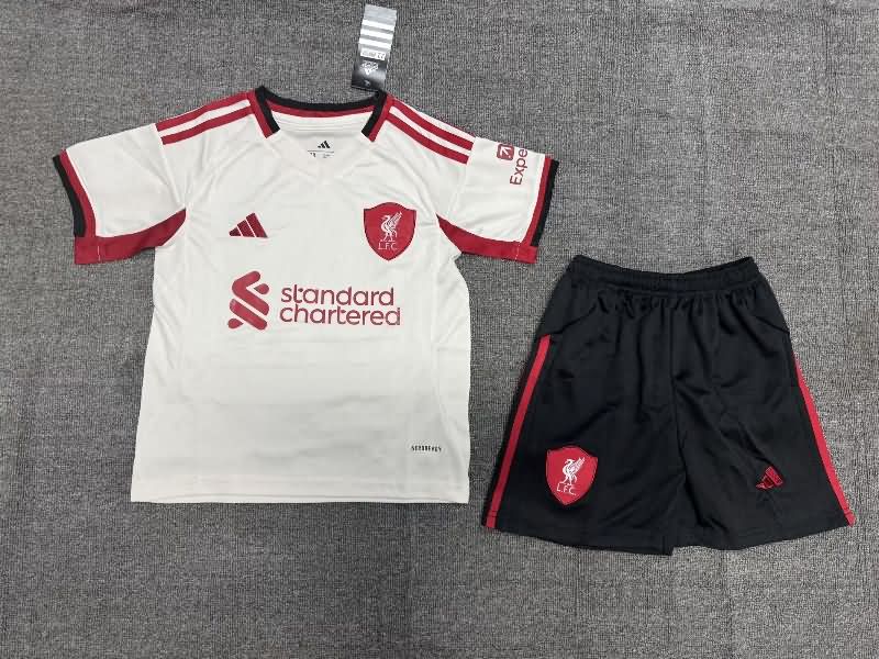 Kids Liverpool 25/26 Away Soccer Jersey And Shorts