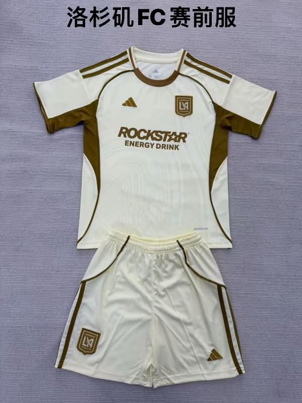 Kids Los Angeles FC 2025 Training Soccer Jersey And Shorts Kids Los Angeles FC 2025 Training Soccer Jersey And Shorts