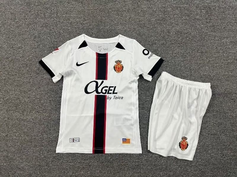 Kids Mallorca 25/26 Away Soccer Jersey And Shorts