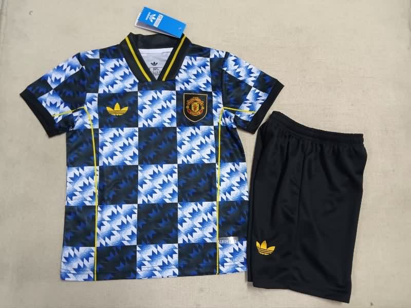 Kids Manchester United 25/26 Special Soccer Jersey And Shorts