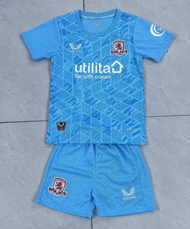 Kids Middlesbrough 25/26 Third Soccer Jersey And Shorts